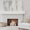 Ekena Millwork Rustic Smooth Faux Wood Fireplace Mantel, Factory Prepped, 6"H x 6"D x 36"W MANUSM06X06X36UN